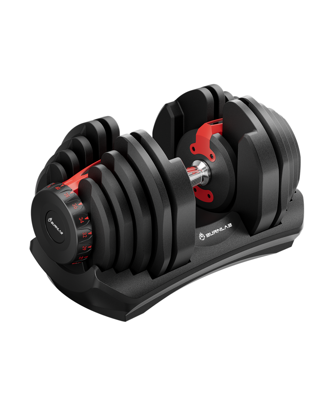 Burnlab Edge Plus Adjustable Dumbbells With Tray