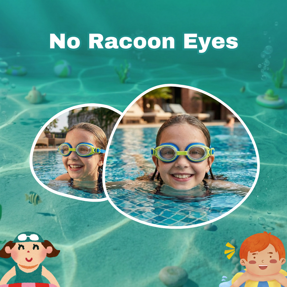 Clear-Lens Swimming Goggles for Clear, Confident Swims for Kids