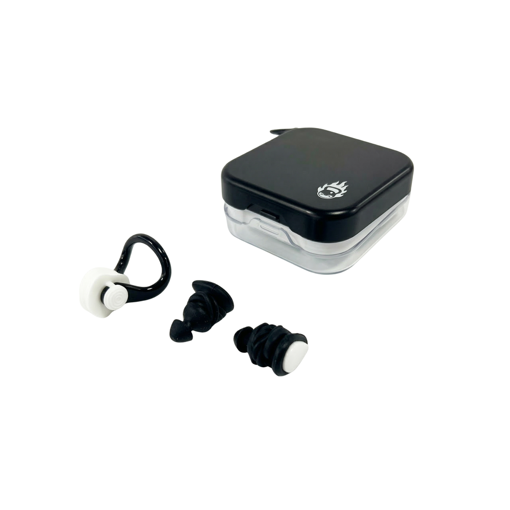 Swim Earplugs & Nose Clip Set For A Comfortable Swim For Adults