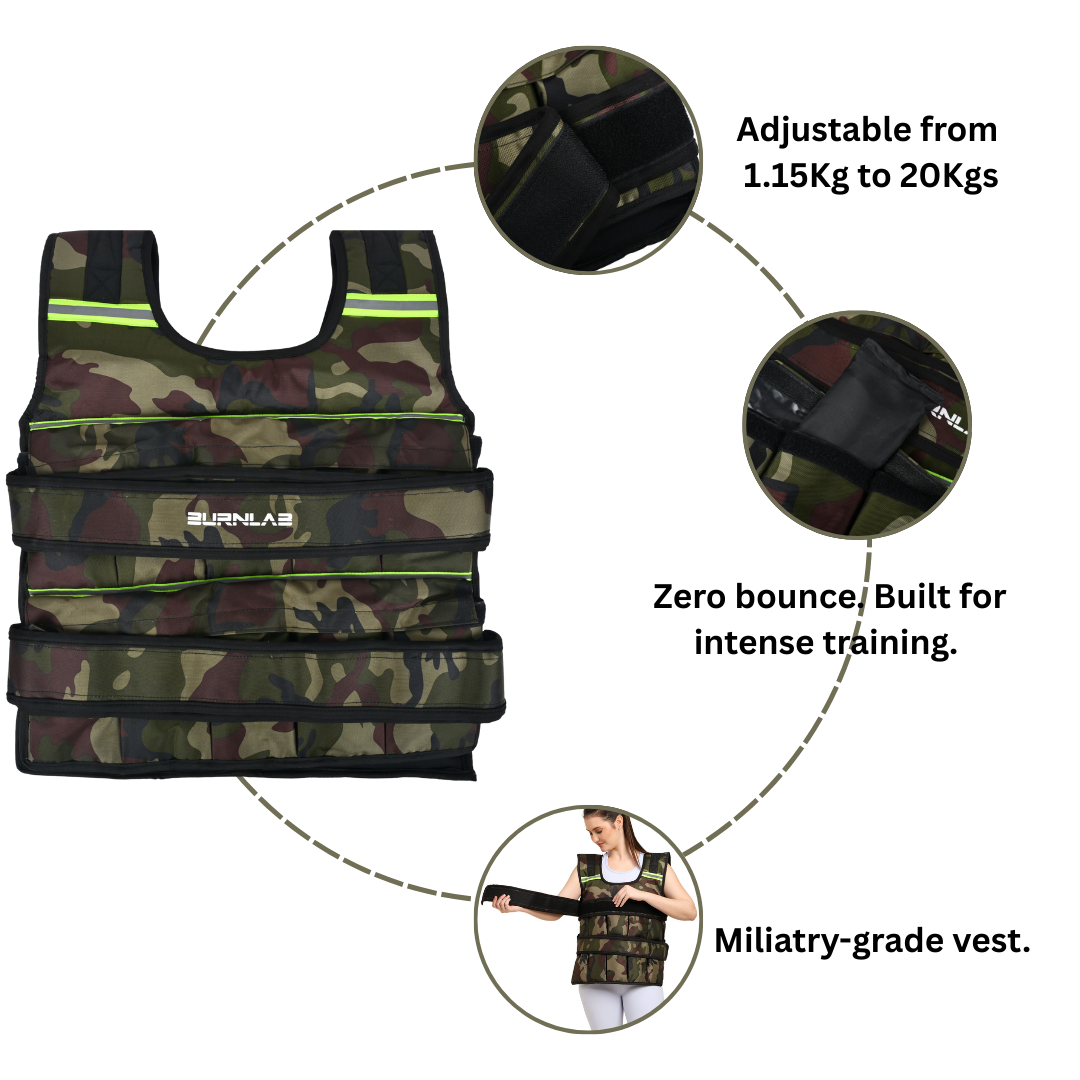 Burnlab Adjustable Weight vest Jacket