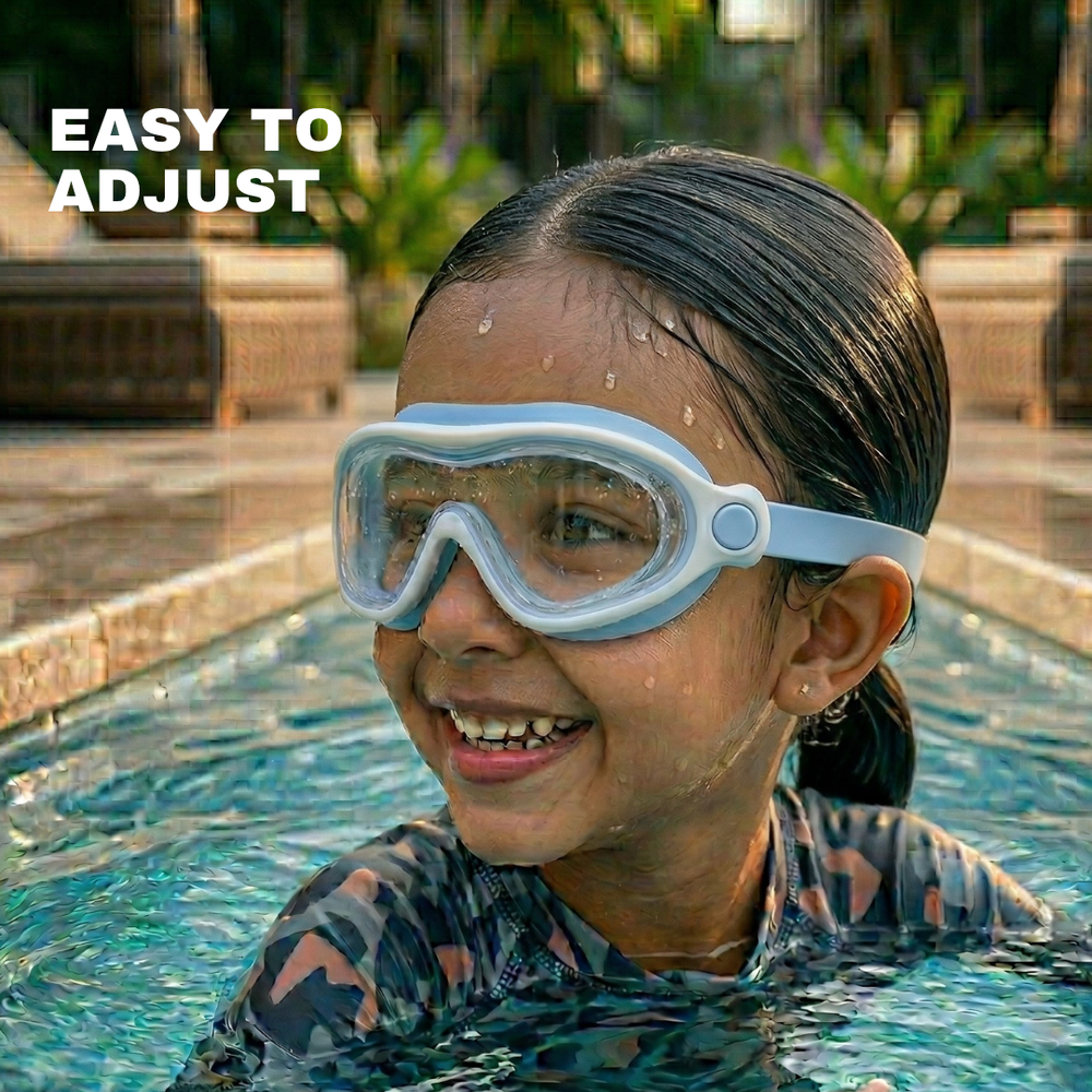 Power-Lens Swimming Goggles for Clear, Confident Swims for Kids