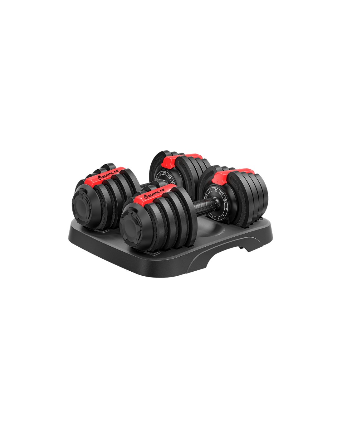 Burnlab Axis Twin Adjustable Dumbbell Set (1.5 - 12.5kg)