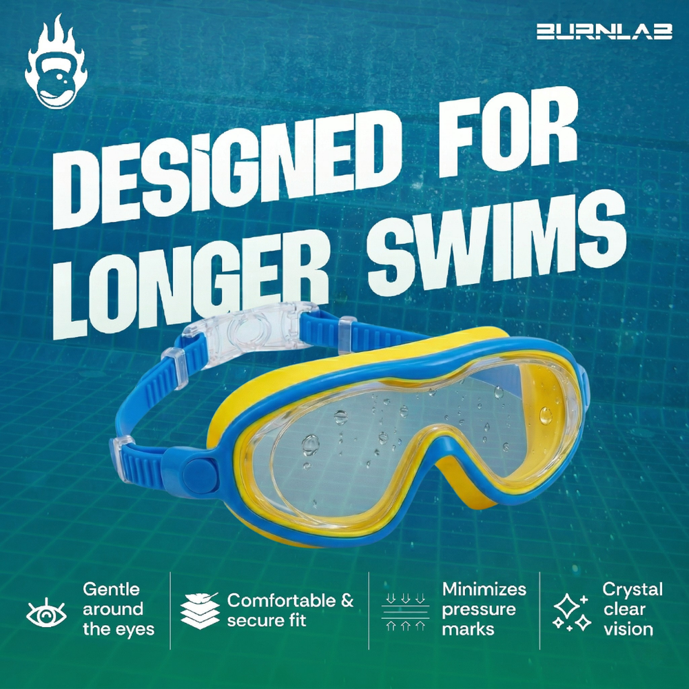 Power-Lens Swimming Goggles for Clear, Confident Swims for Kids