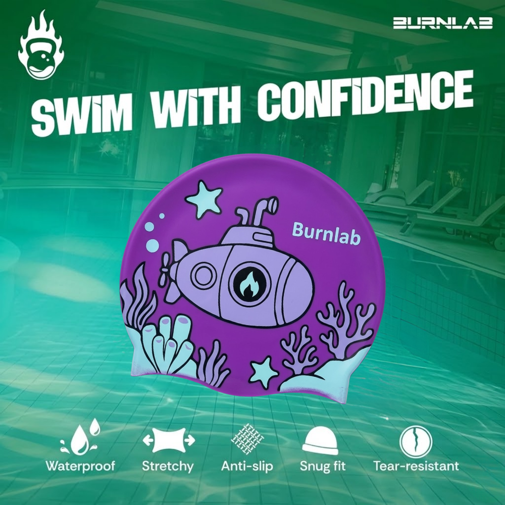 Comfort-Fit Swimming Cap for Kids