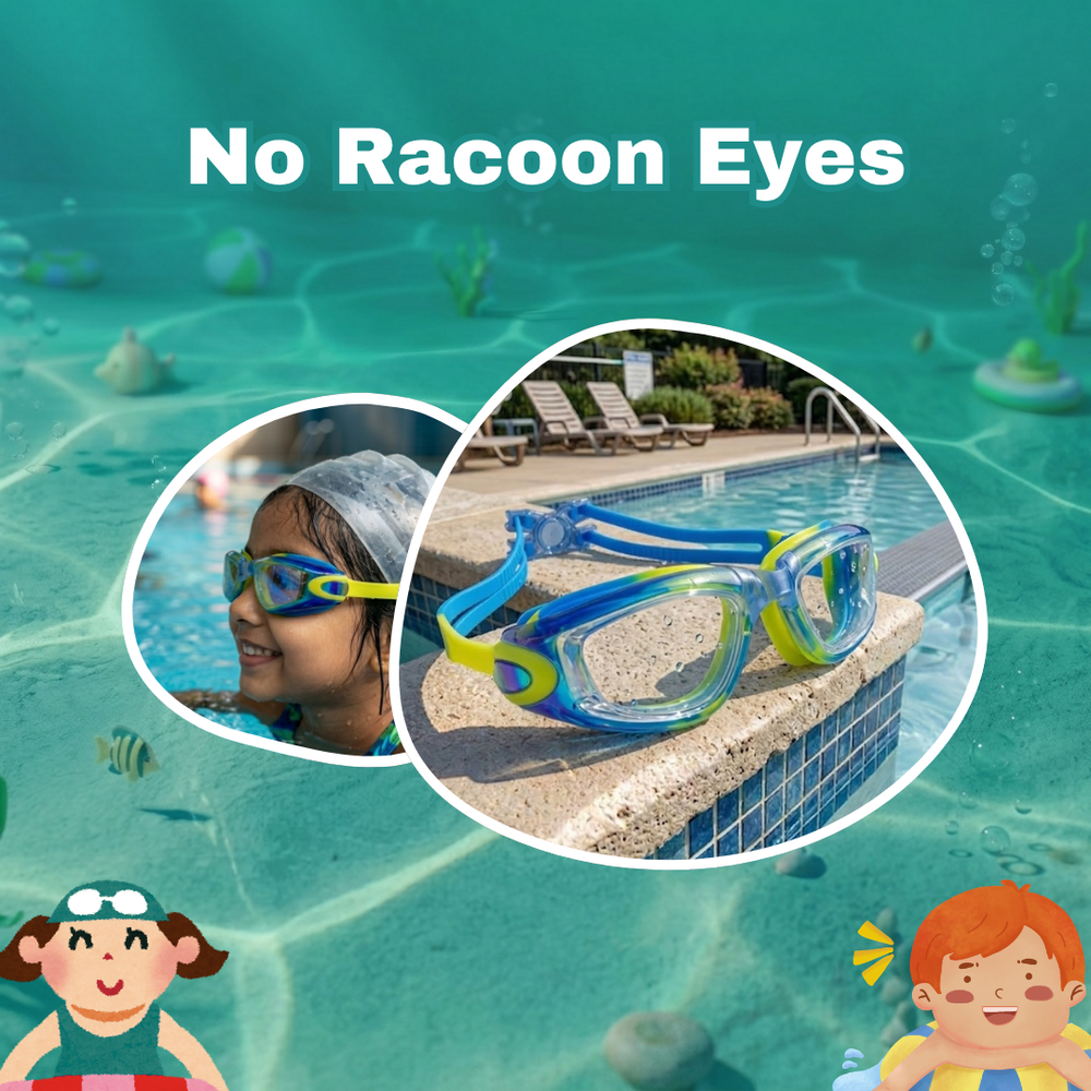 Clear-Lens Swimming Goggles for Clear, Confident Swims for Kids