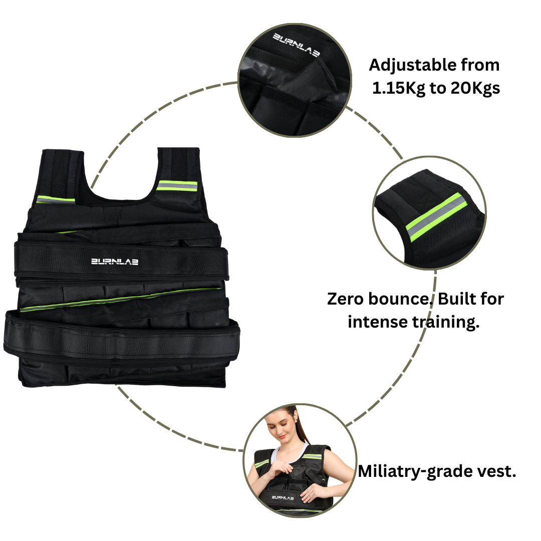 Burnlab Adjustable Weight vest Jacket
