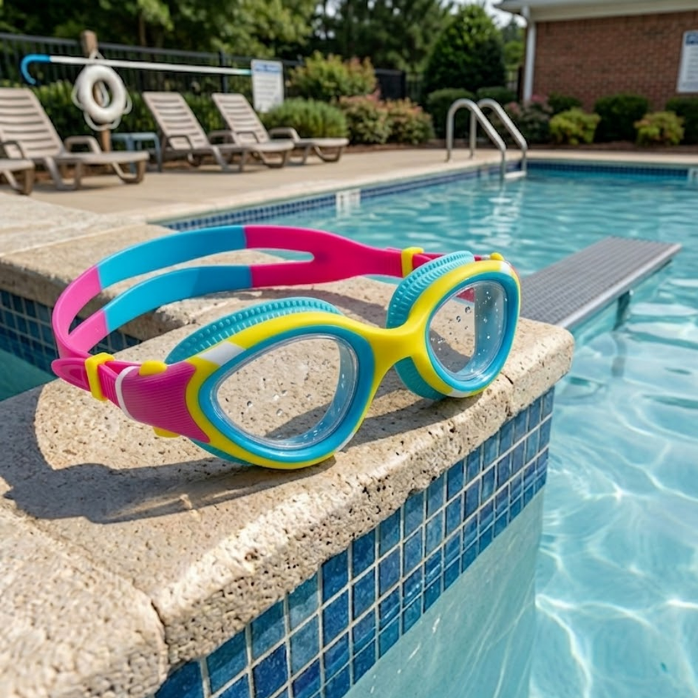 Clear-Lens Swimming Goggles for Clear, Confident Swims for Kids