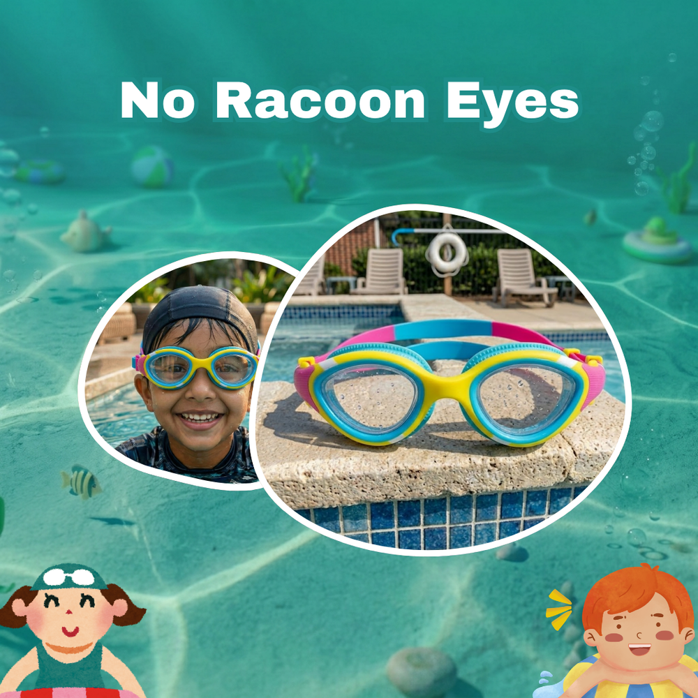 Clear-Lens Swimming Goggles for Clear, Confident Swims for Kids