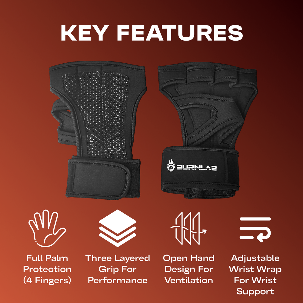 Weight Lifting Gloves with Wrist Support
