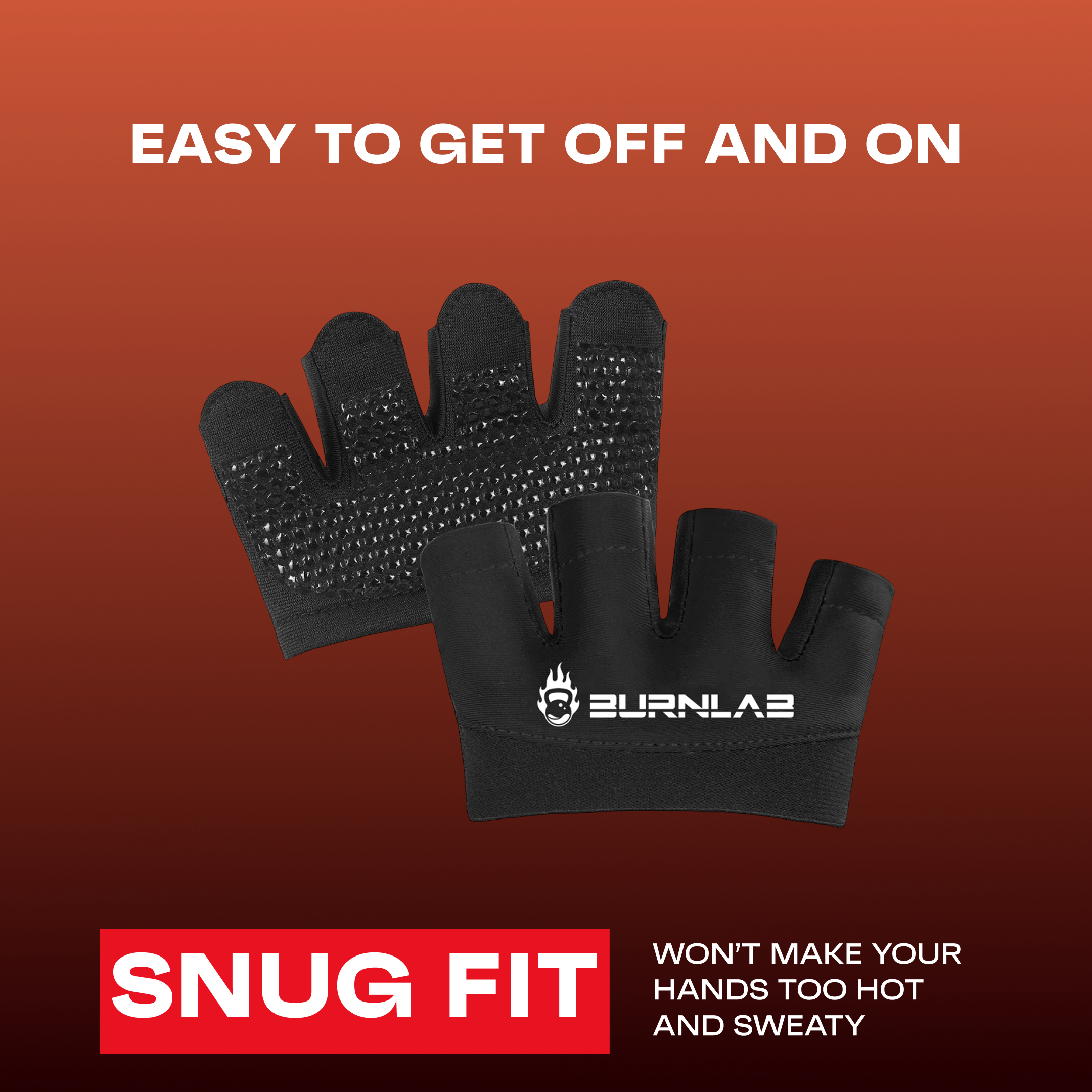 Short Micro Weight Lifting Gloves - Grip Pads