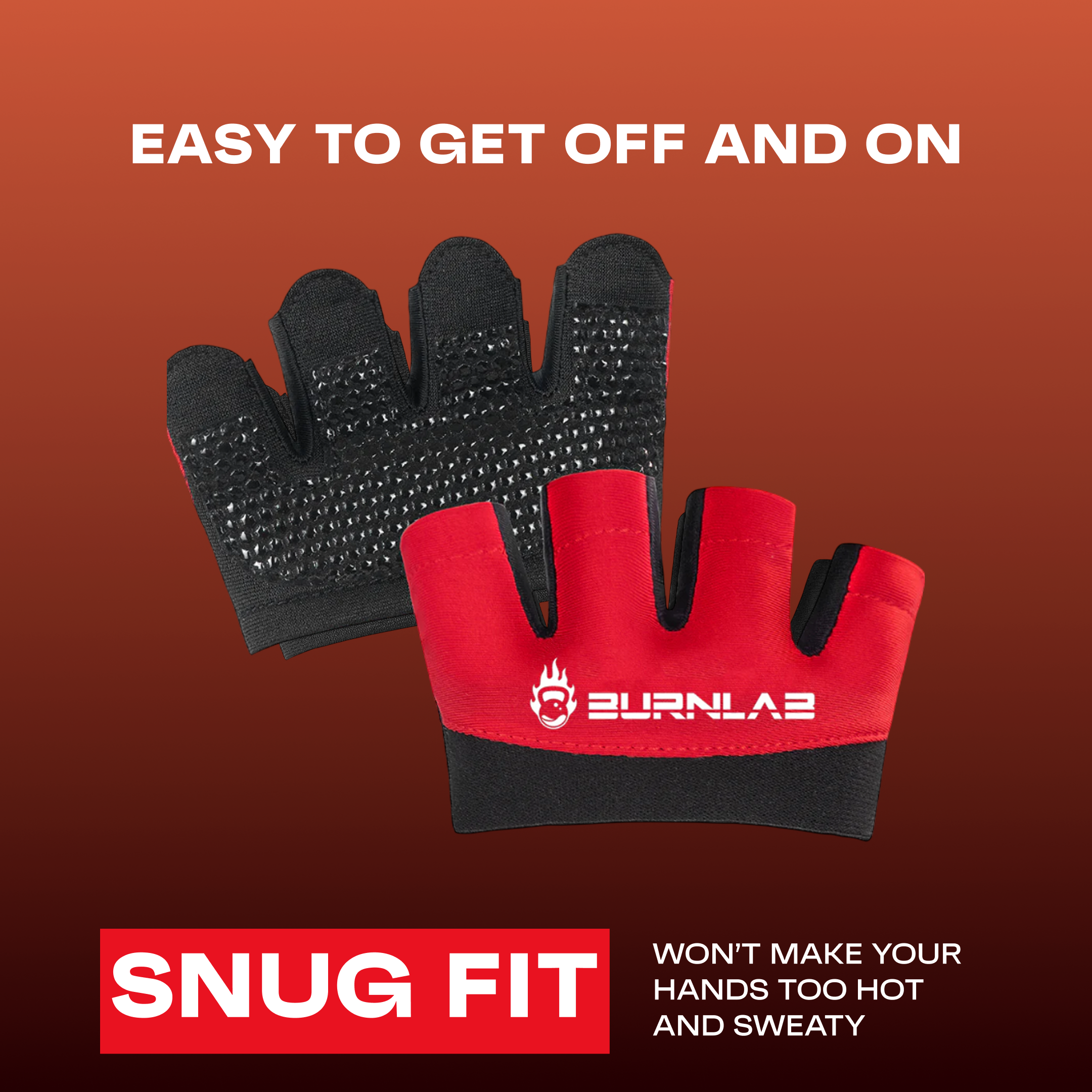 Short Micro Weight Lifting Gloves - Grip Pads