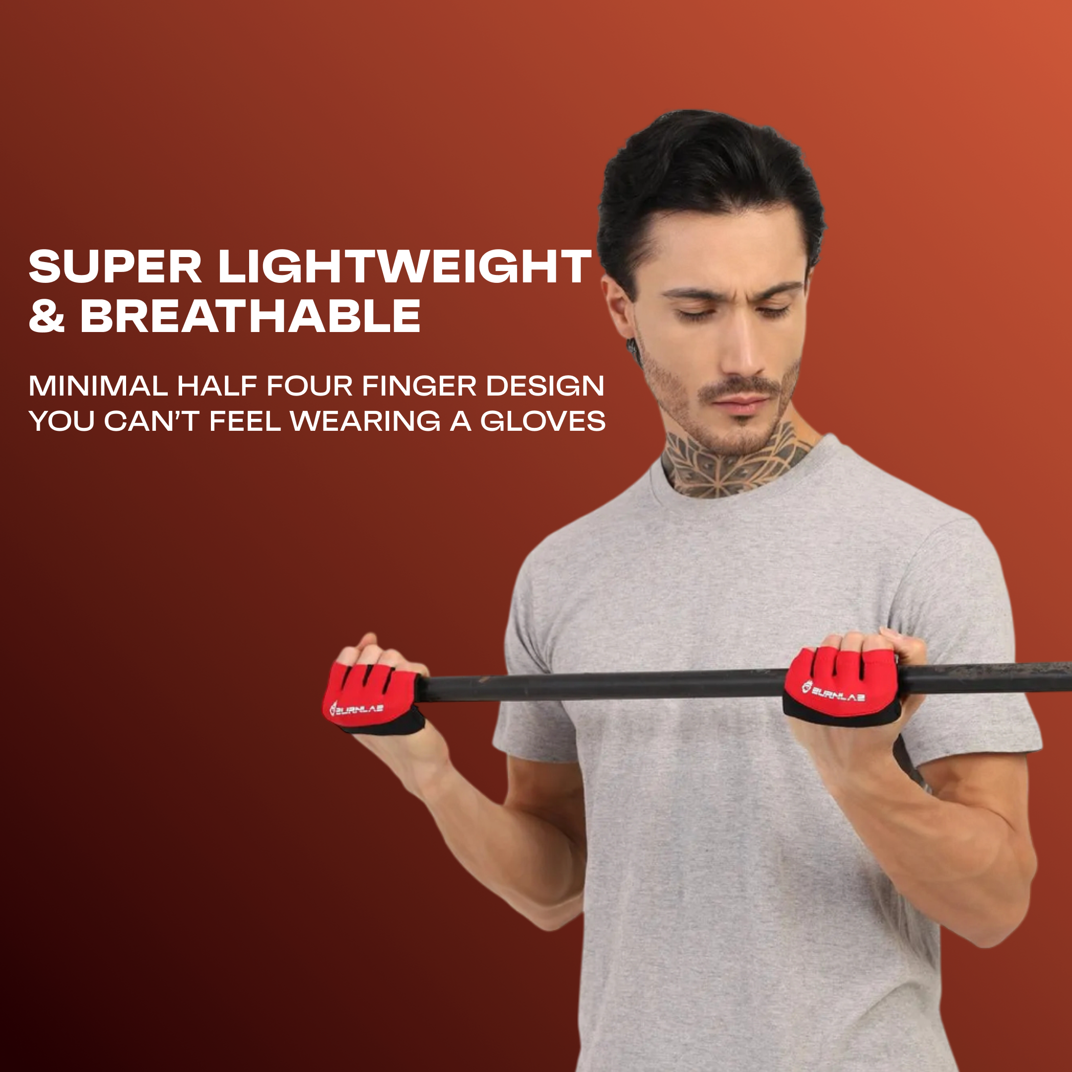 Short Micro Weight Lifting Gloves - Grip Pads