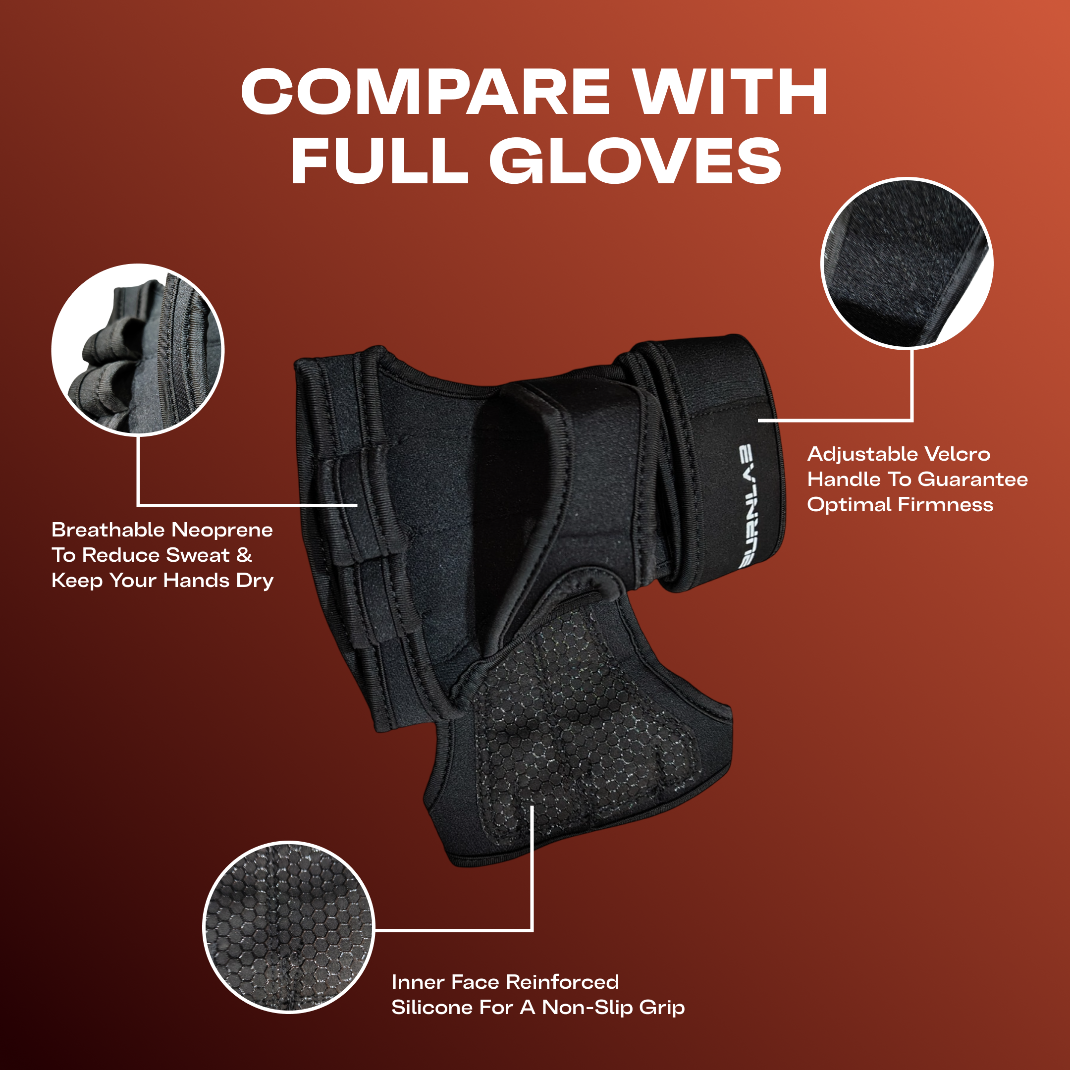 Weight Lifting Gloves with Wrist Support
