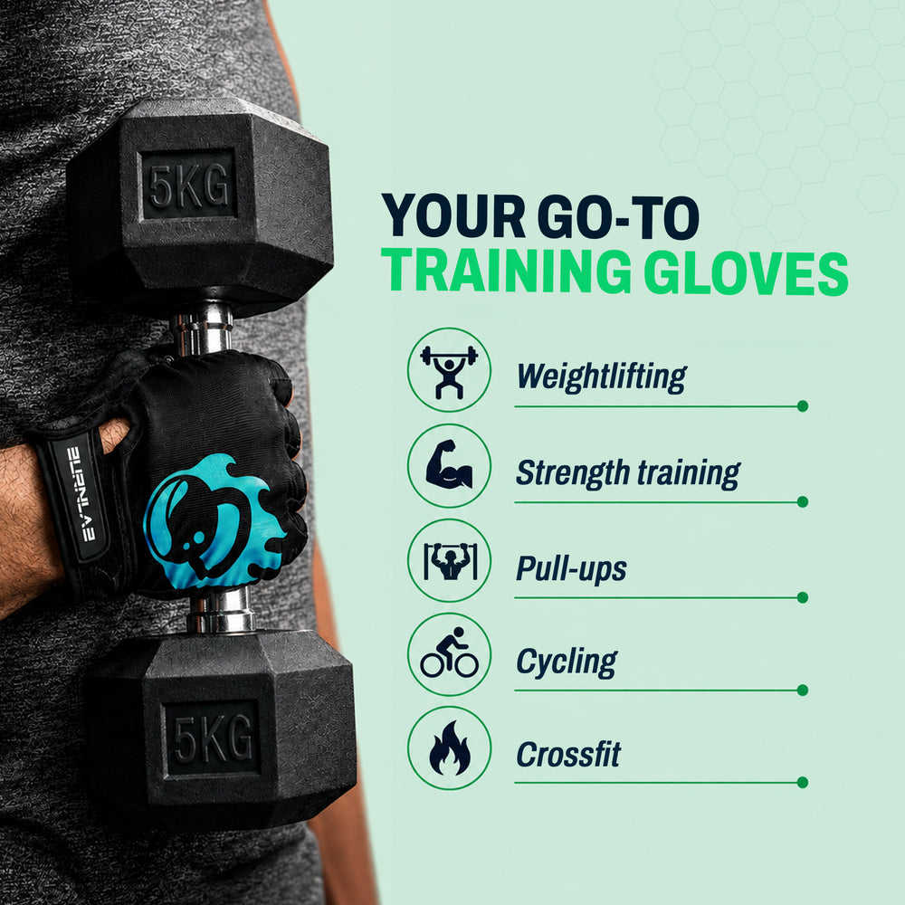 Flex Gym Gloves(Blue)