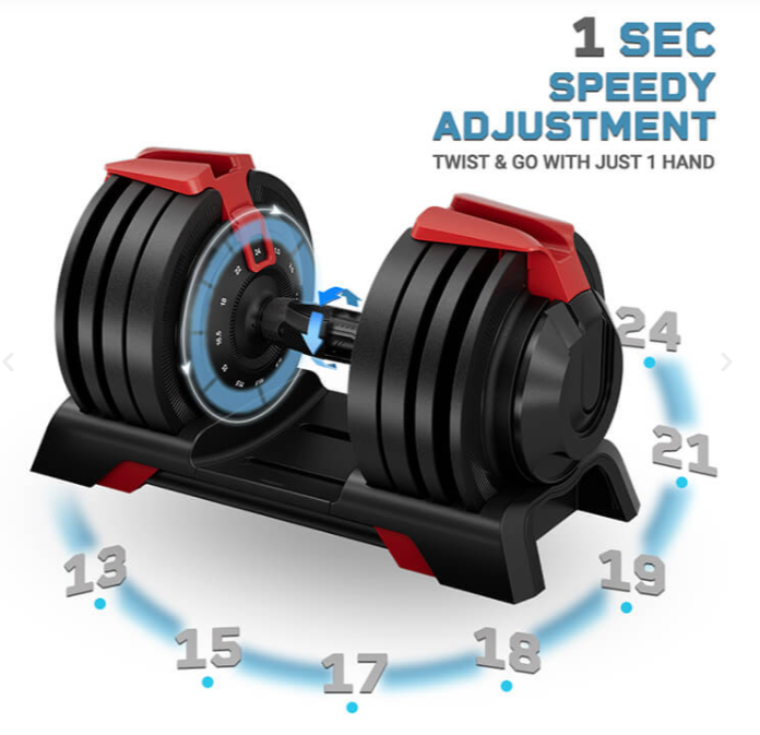 Burnlab Axis Plus Adjustable Dumbbells