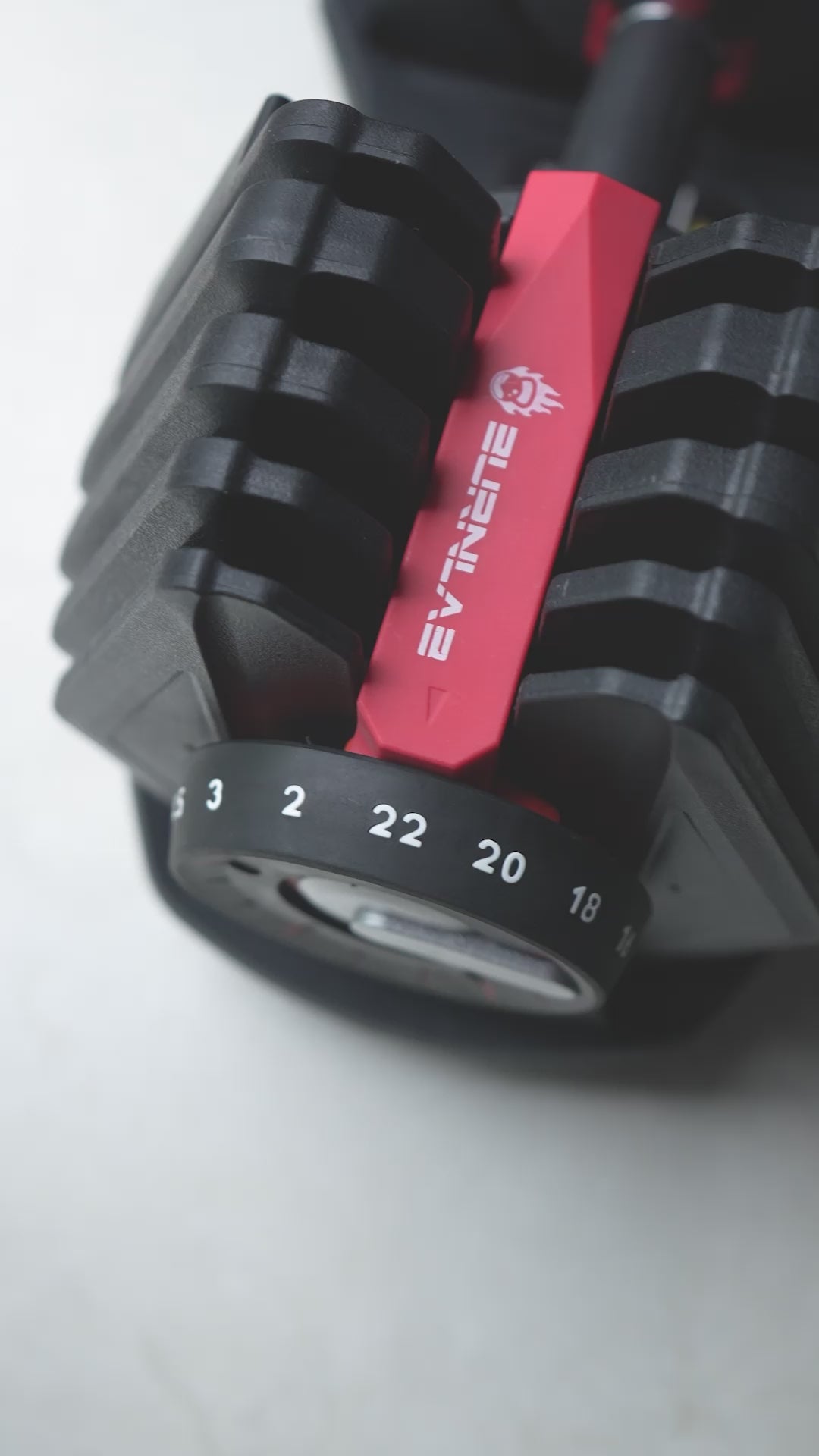 Burnlab Edge Plus Adjustable Dumbbells (2-22 kg)