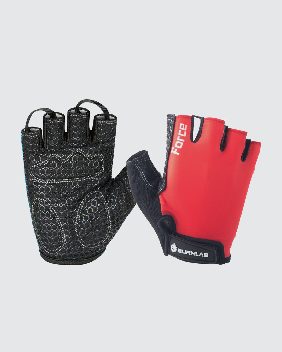 Flex & Force Sweat Wicking Gym Gloves With Grippy Padding - Men and Women - Burnlab.Co