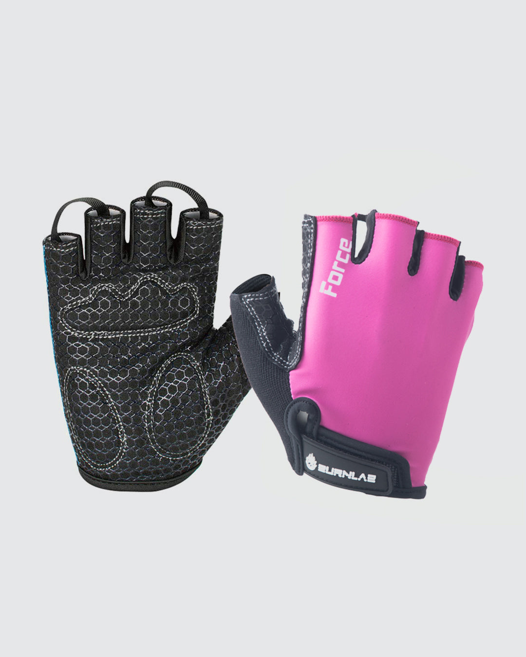 Flex & Force Sweat Wicking Gym Gloves With Grippy Padding - Men and Women - Burnlab.Co