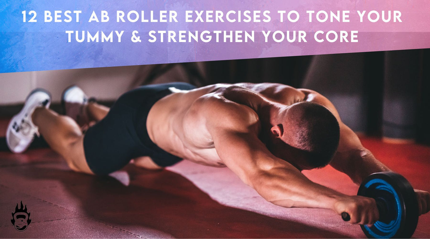 12 Ab Roller Wheel Exercises To Tone Your Tummy & Strengthen Your Core