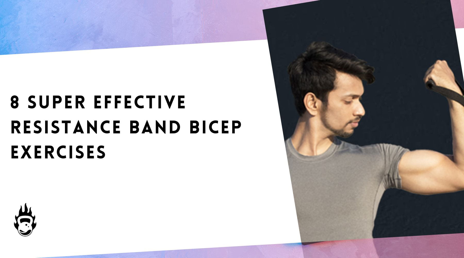 resistance band bicep exercises
