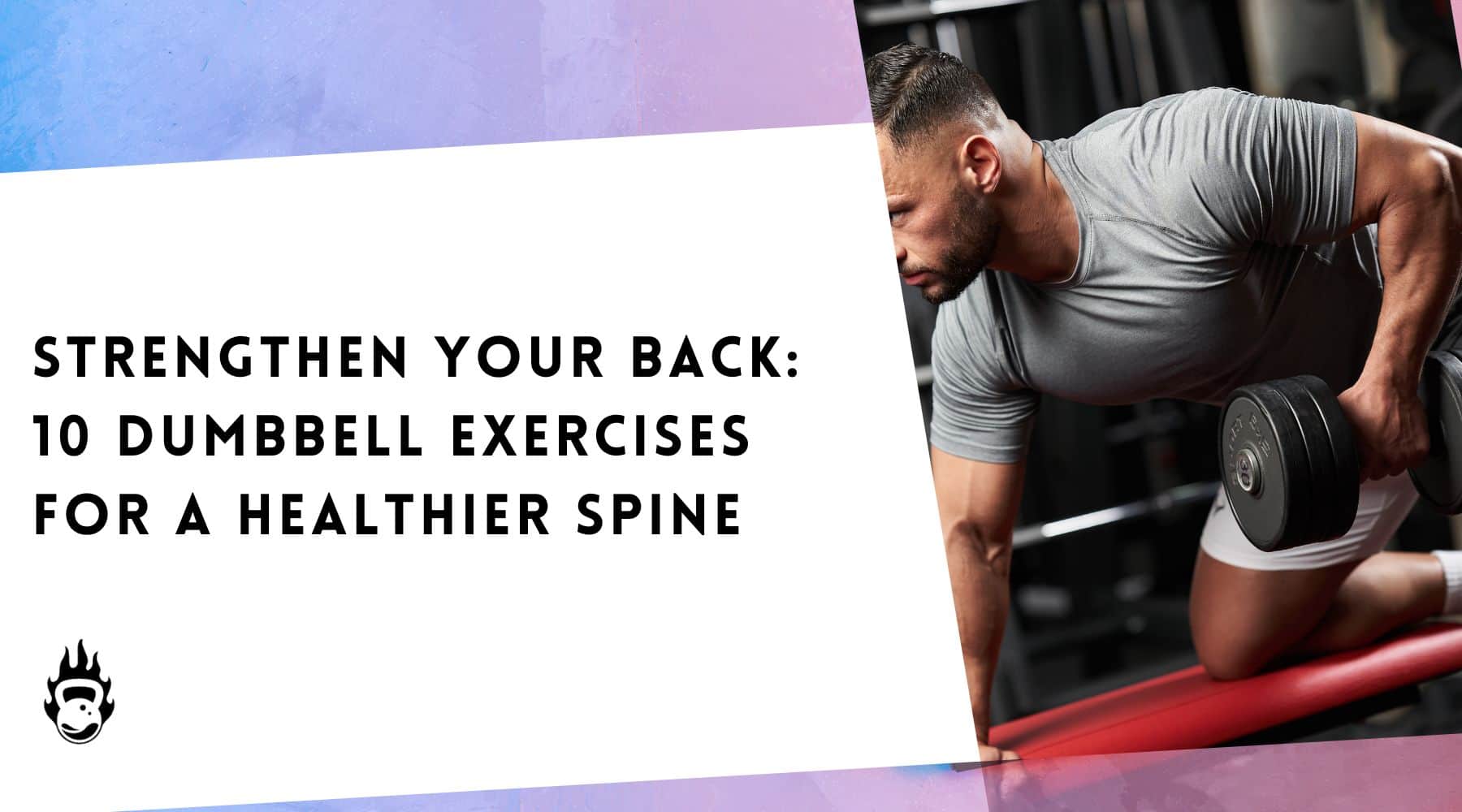 back exercises with dumbbell