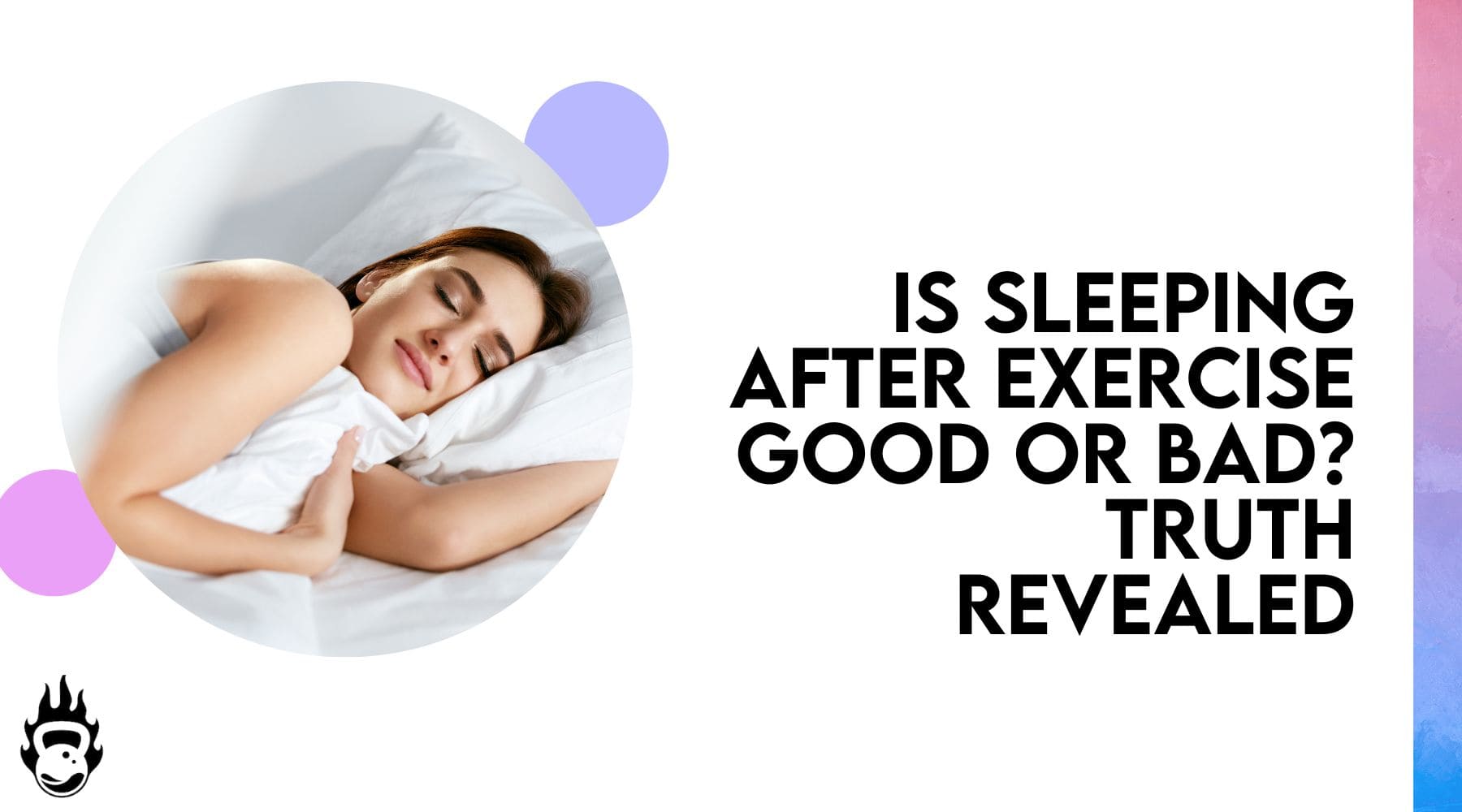 after exercise can we sleep 