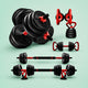 Burnlab 6 in 1 Multifunctional Weight Training Kit - Dumbbells, Kettlebells and Barbells in 1