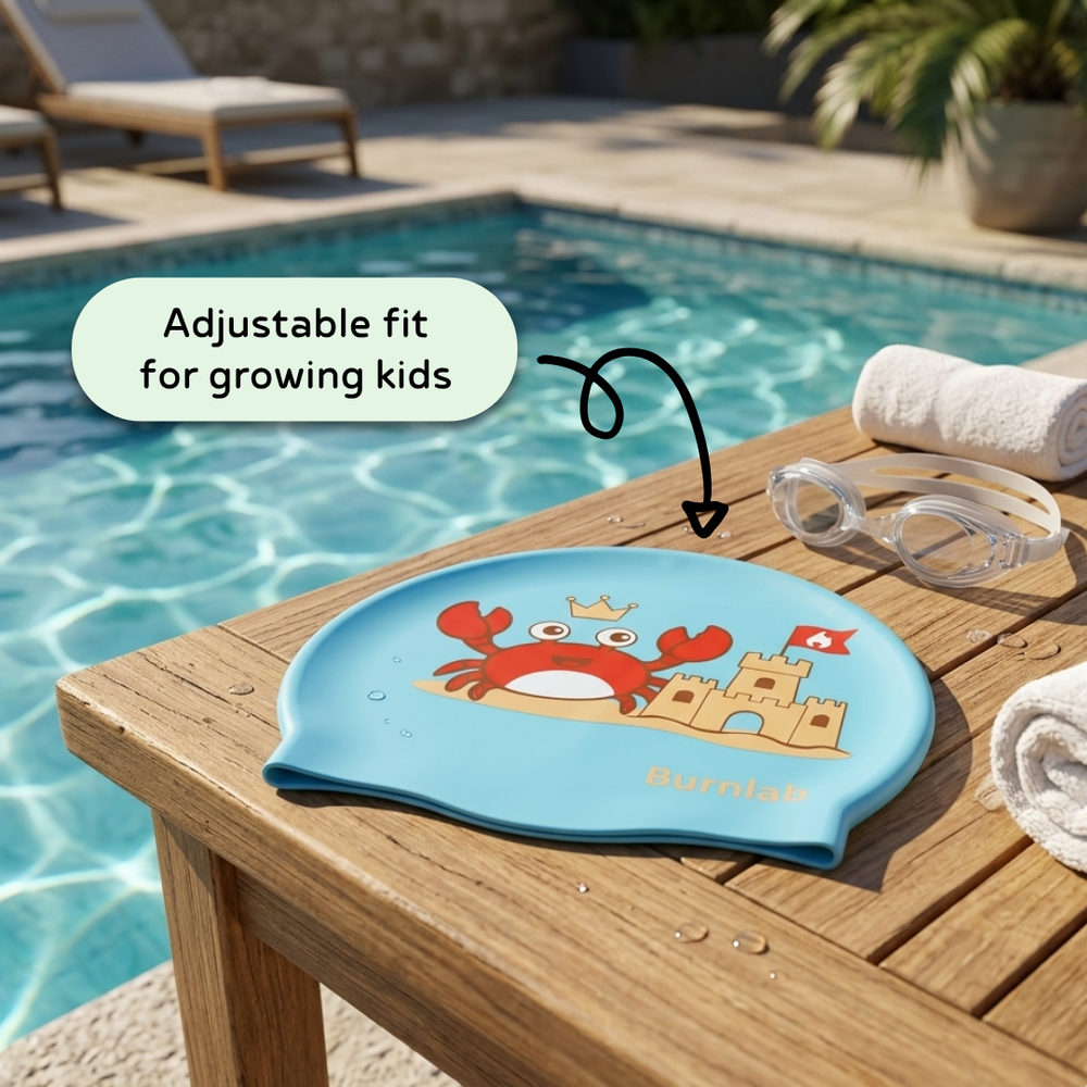 Comfort-Fit Swimming Cap for Kids
