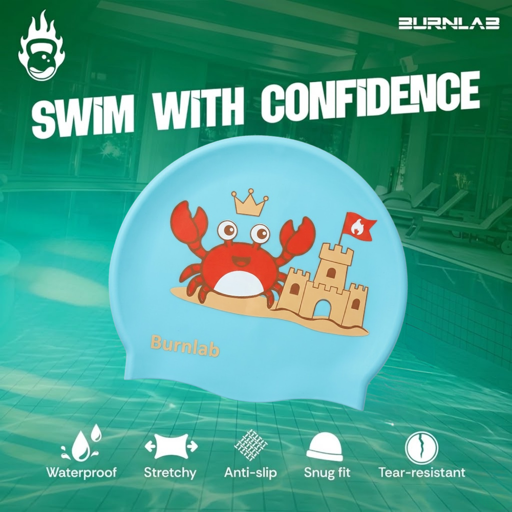 Comfort-Fit Swimming Cap for Kids