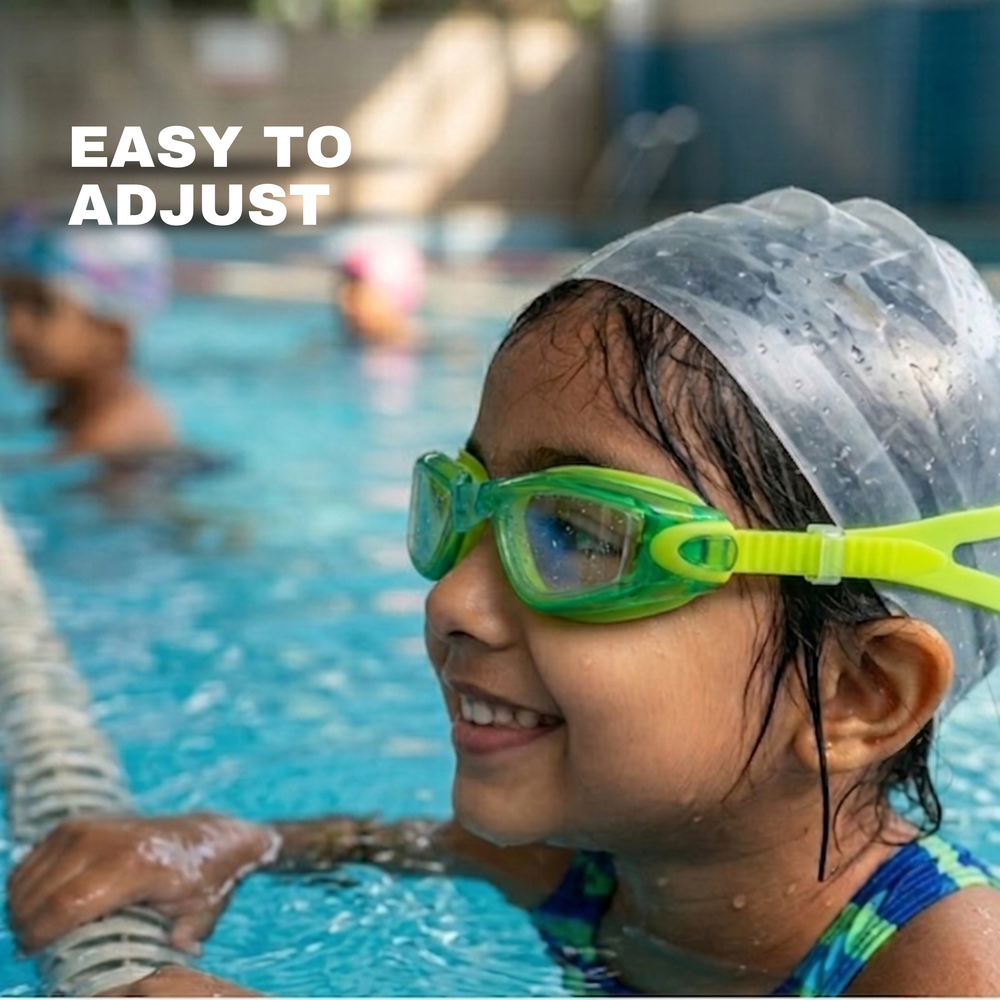Clear-Lens Swimming Goggles for Clear, Confident Swims for Kids