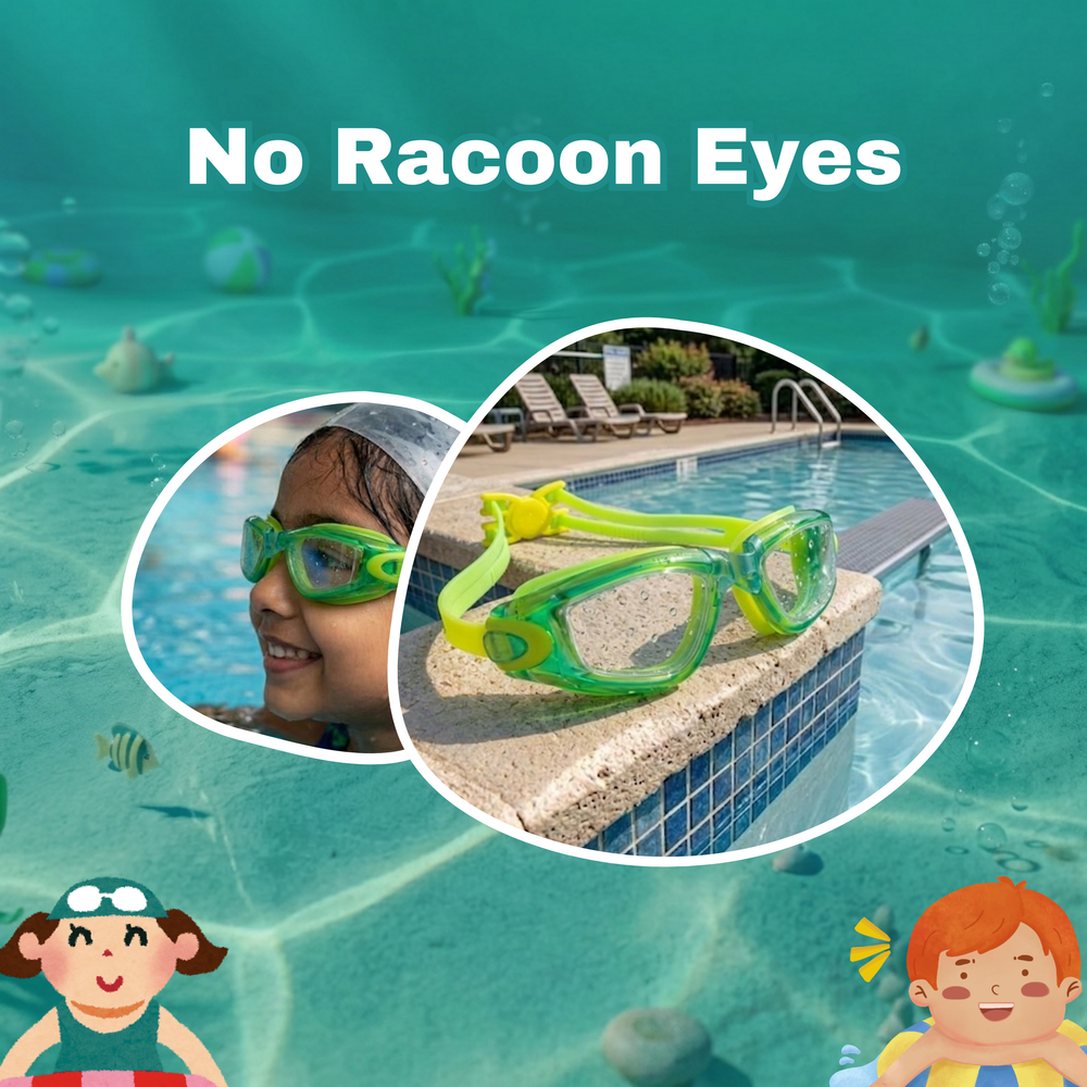 Clear-Lens Swimming Goggles for Clear, Confident Swims for Kids