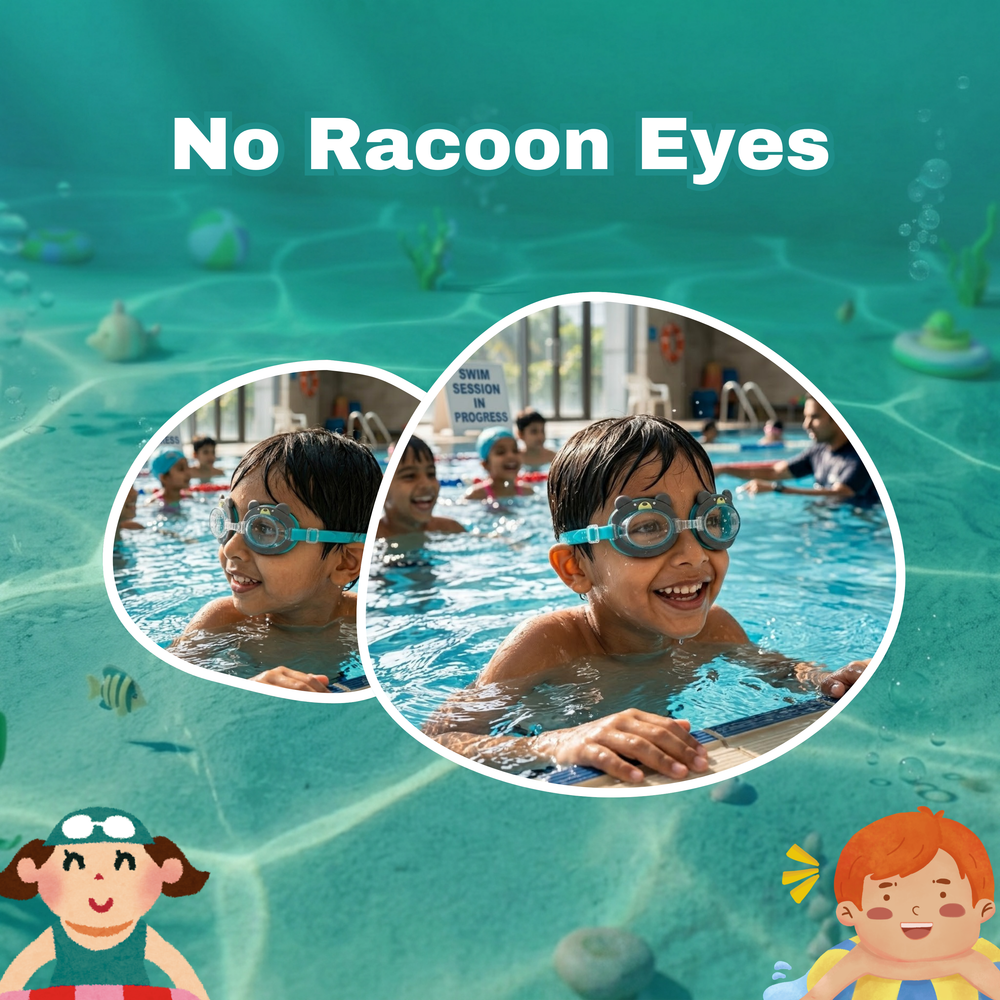 Clear-Lens Swimming Goggles for Clear, Confident Swims for Kids
