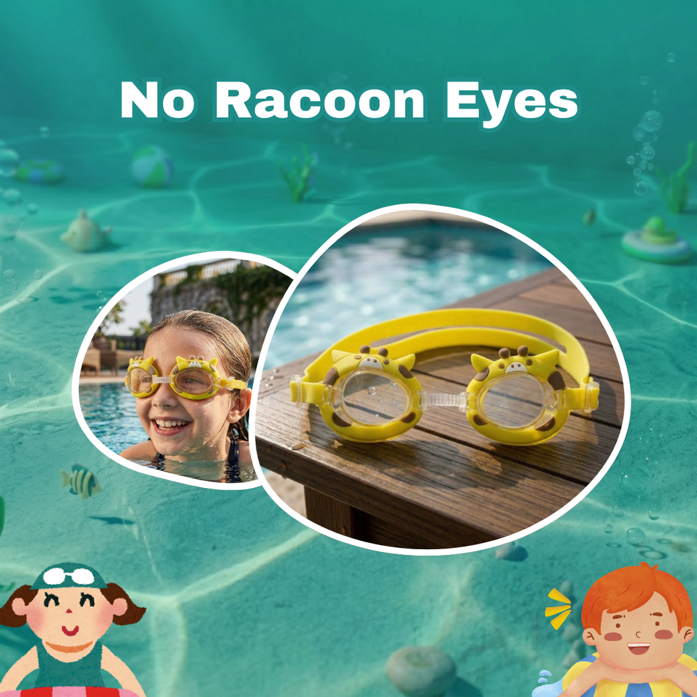 Clear-Lens Swimming Goggles for Clear, Confident Swims for Kids