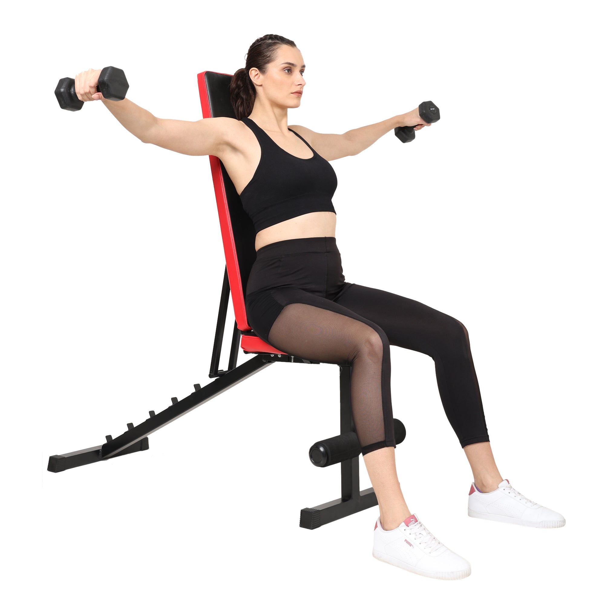 Heavy Duty Adjustable Incline Decline & Flat Workout Bench for Home, Gym, Strength Training, Abdominal and Full Body Workout