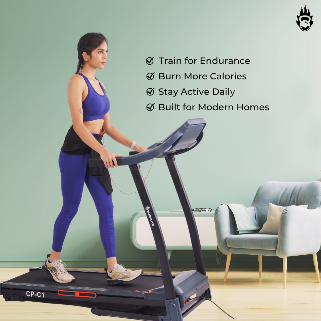 Burnlab Treadmill 3.1 - 2.5HP, 5” LCD