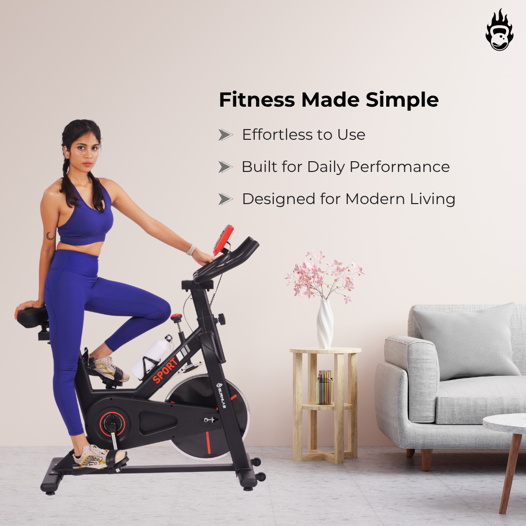 Burnlab CoreSpin Spin Bike - 6KG Flywheel