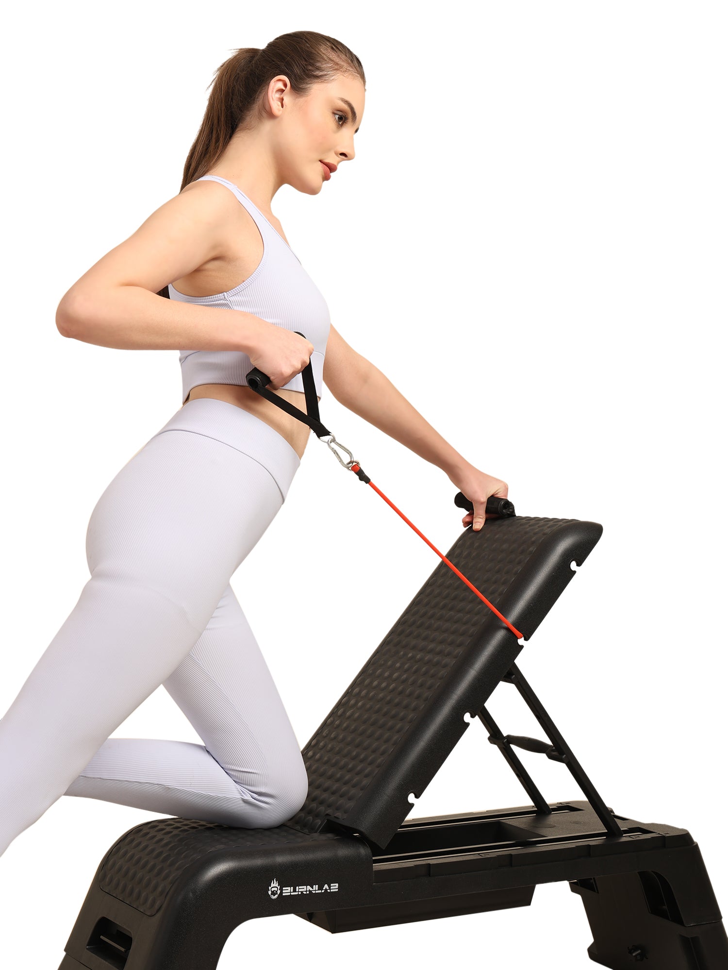 Burnlab StepPro: 2-in-1 Stepper & Workout Bench