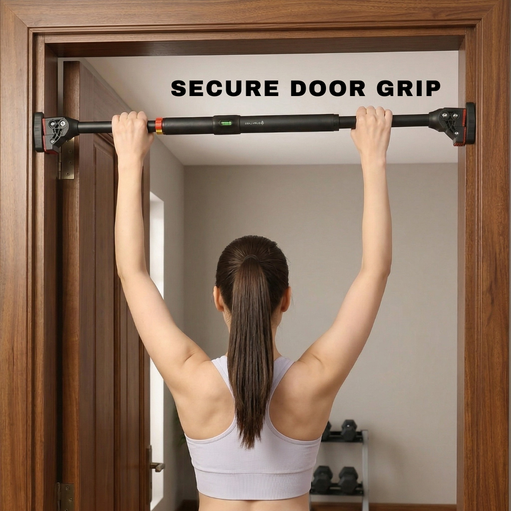 Burnlab CoreLift: Adjustable Doorway Pull-Up Bar