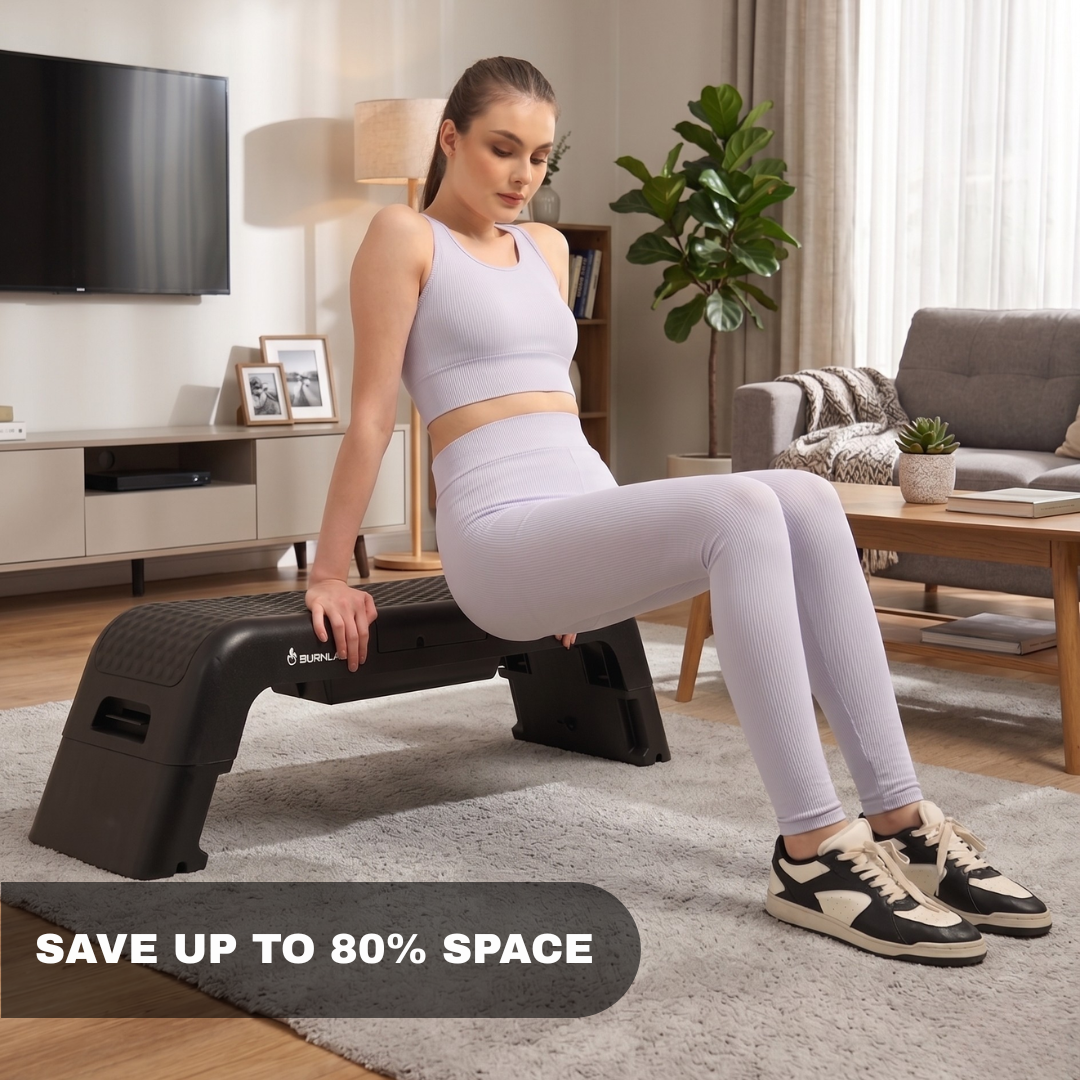 Burnlab StepPro: 2-in-1 Stepper & Workout Bench