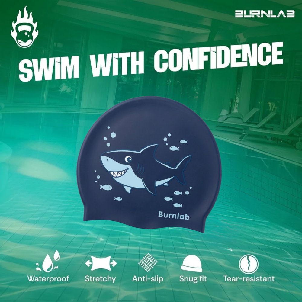 Comfort-Fit Swimming Cap for Kids