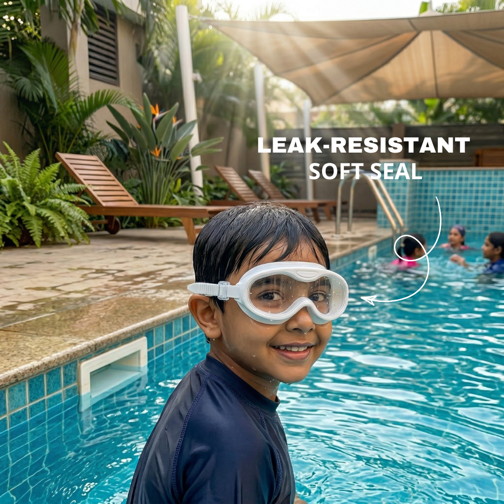 Clear-Lens Swimming Goggles for Clear, Confident Swims for Kids