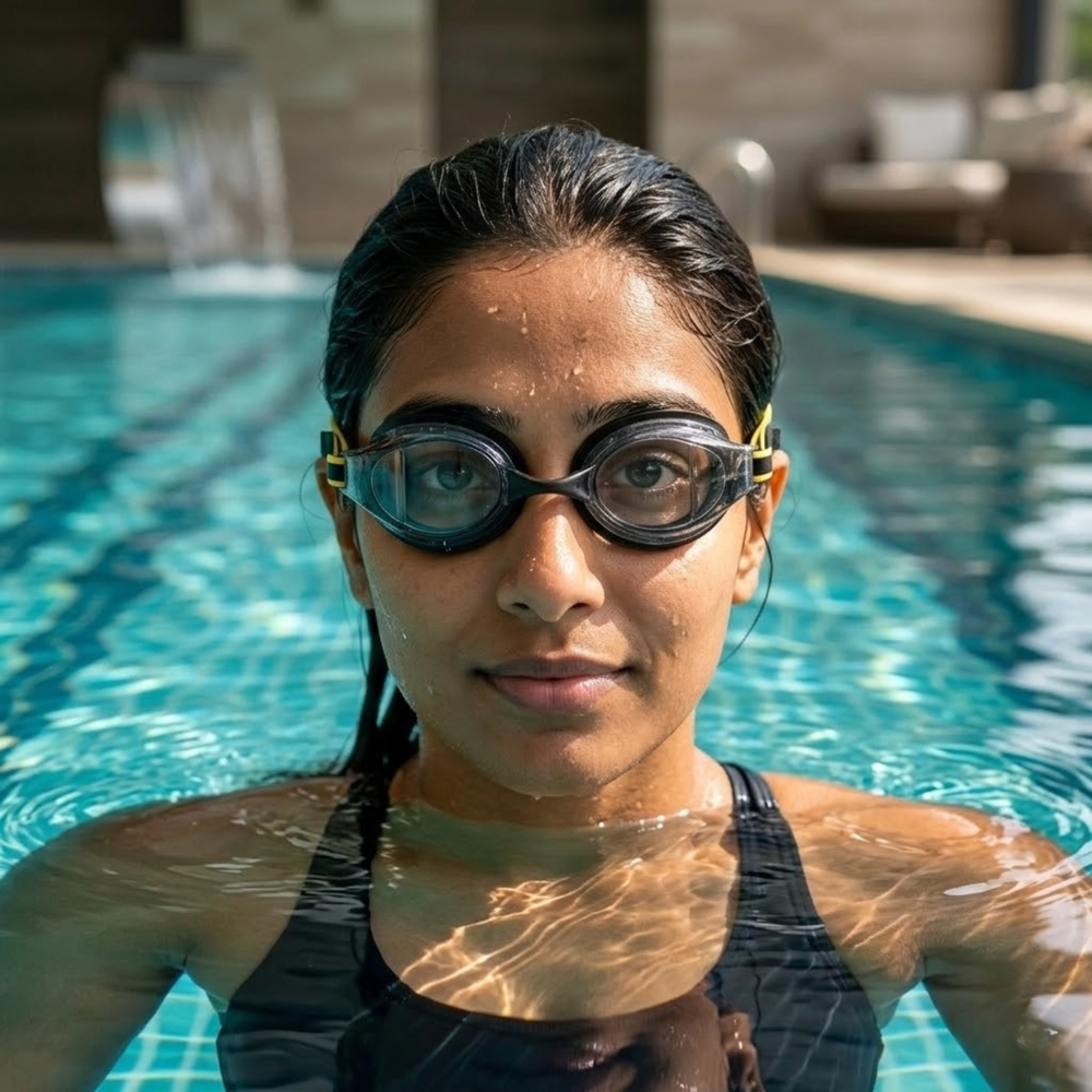 Leak-Resistant Swimming Goggles for Clear, Comfortable Swim