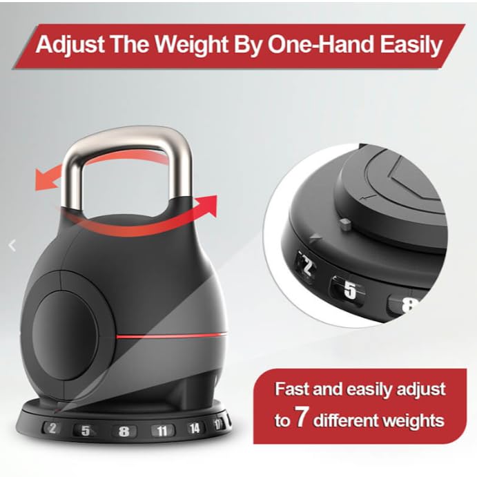 7-in-1 Adjustable Kettlebell