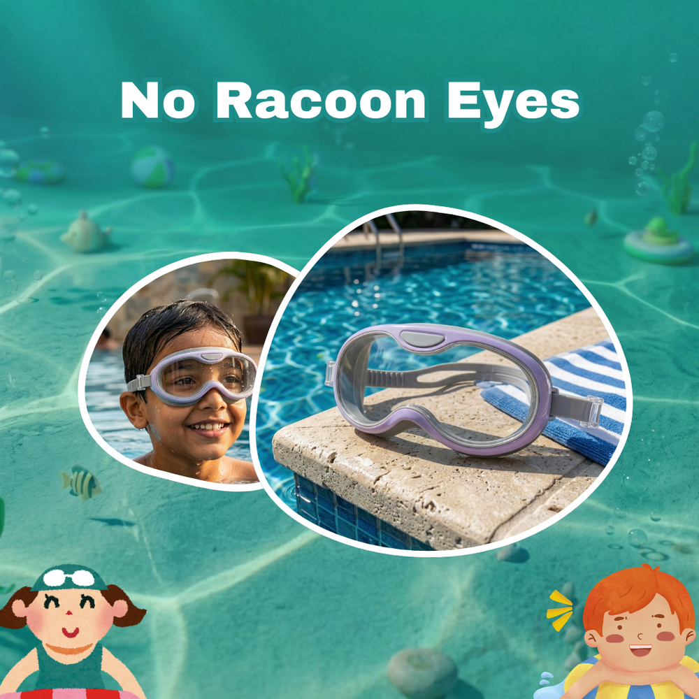 Clear-Lens Swimming Goggles for Clear, Confident Swims for Kids