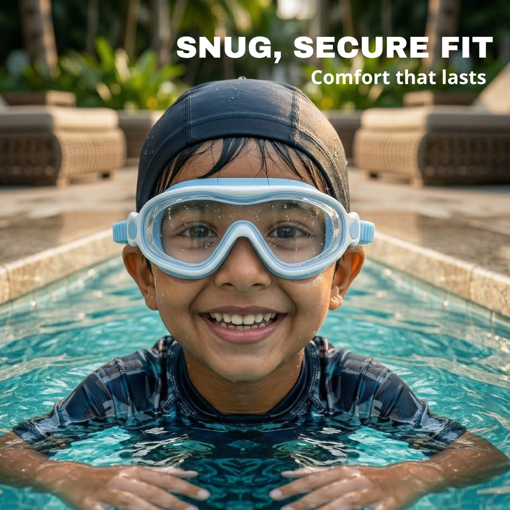 Power-Lens Swimming Goggles for Clear, Confident Swims for Kids