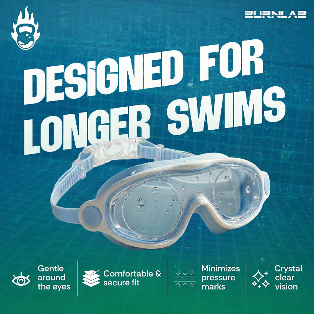 Power-Lens Swimming Goggles for Clear, Confident Swims for Kids
