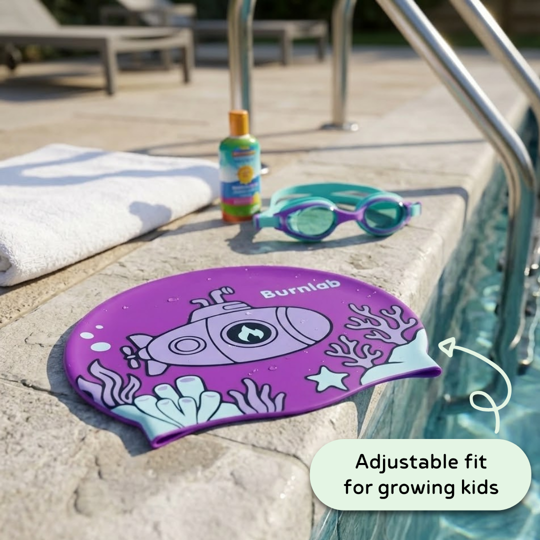 Comfort-Fit Swimming Cap for Kids