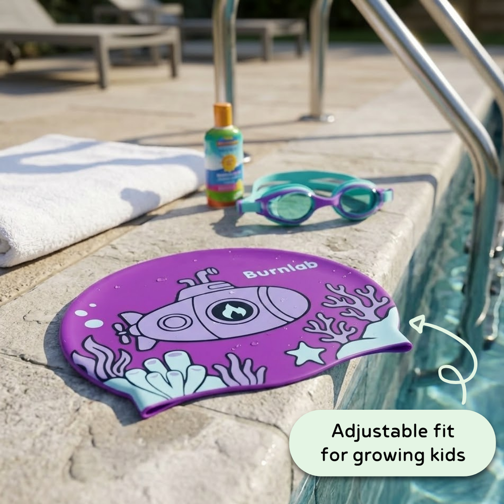 Comfort-Fit Swimming Cap for Kids
