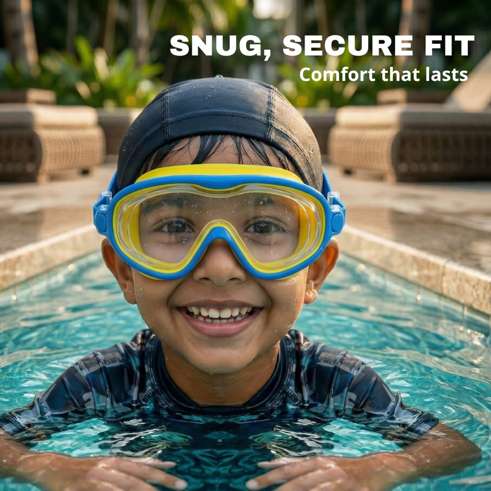 Power-Lens Swimming Goggles for Clear, Confident Swims for Kids