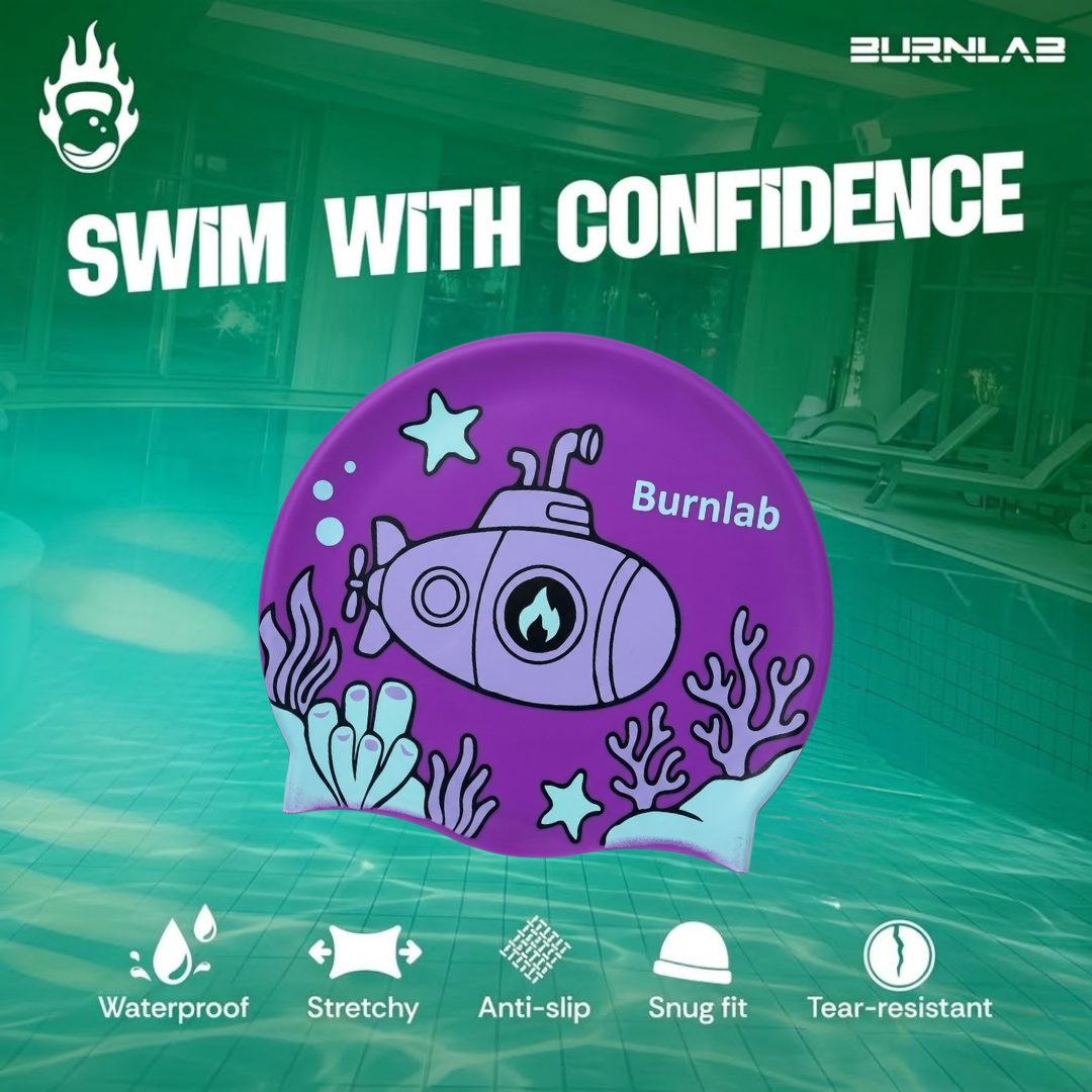 Comfort-Fit Swimming Cap for Kids